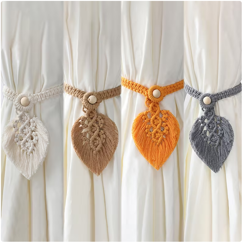 Tieback, curtain tieback, curtain holdback