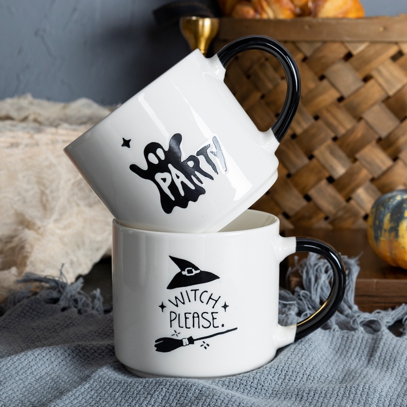 16OZ/455ML Stackable Mug with silk screen for Halloween gifts