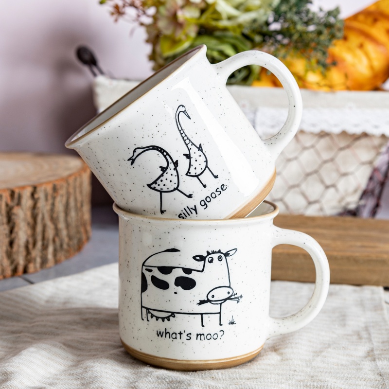 10OZ/300ML Playful Animal Design Espresso Mugs Collection