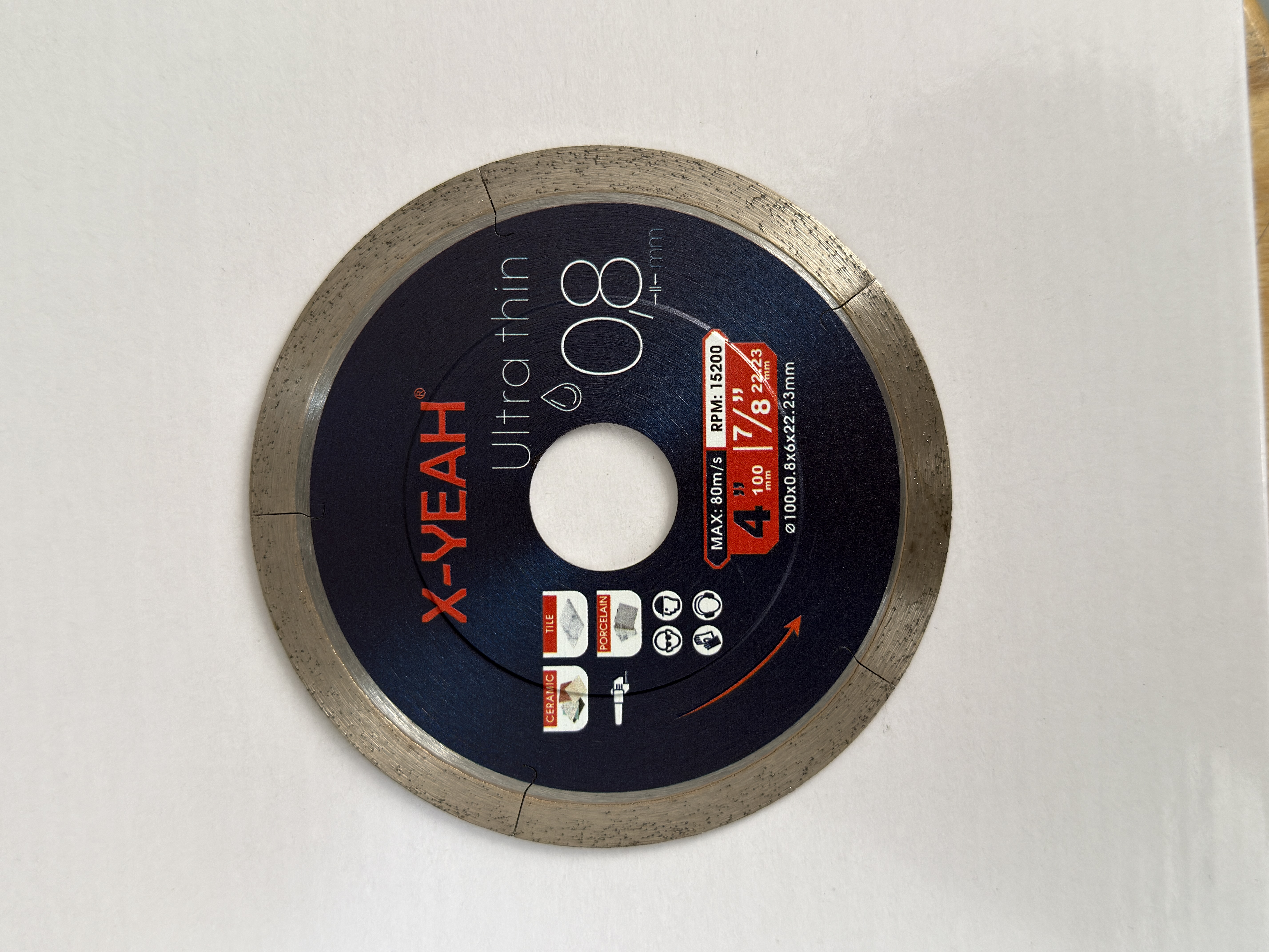 X-Yeah 100MM ultra thin diamond saw blade rim