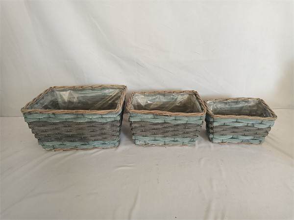 Willow basket for plants pot