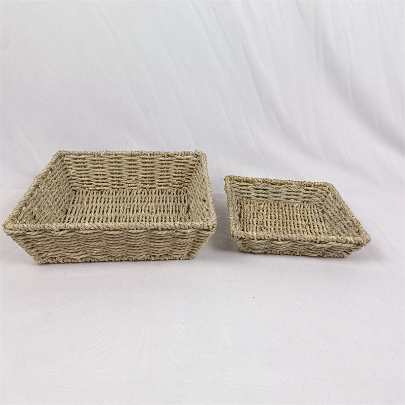 Grass weaving basket