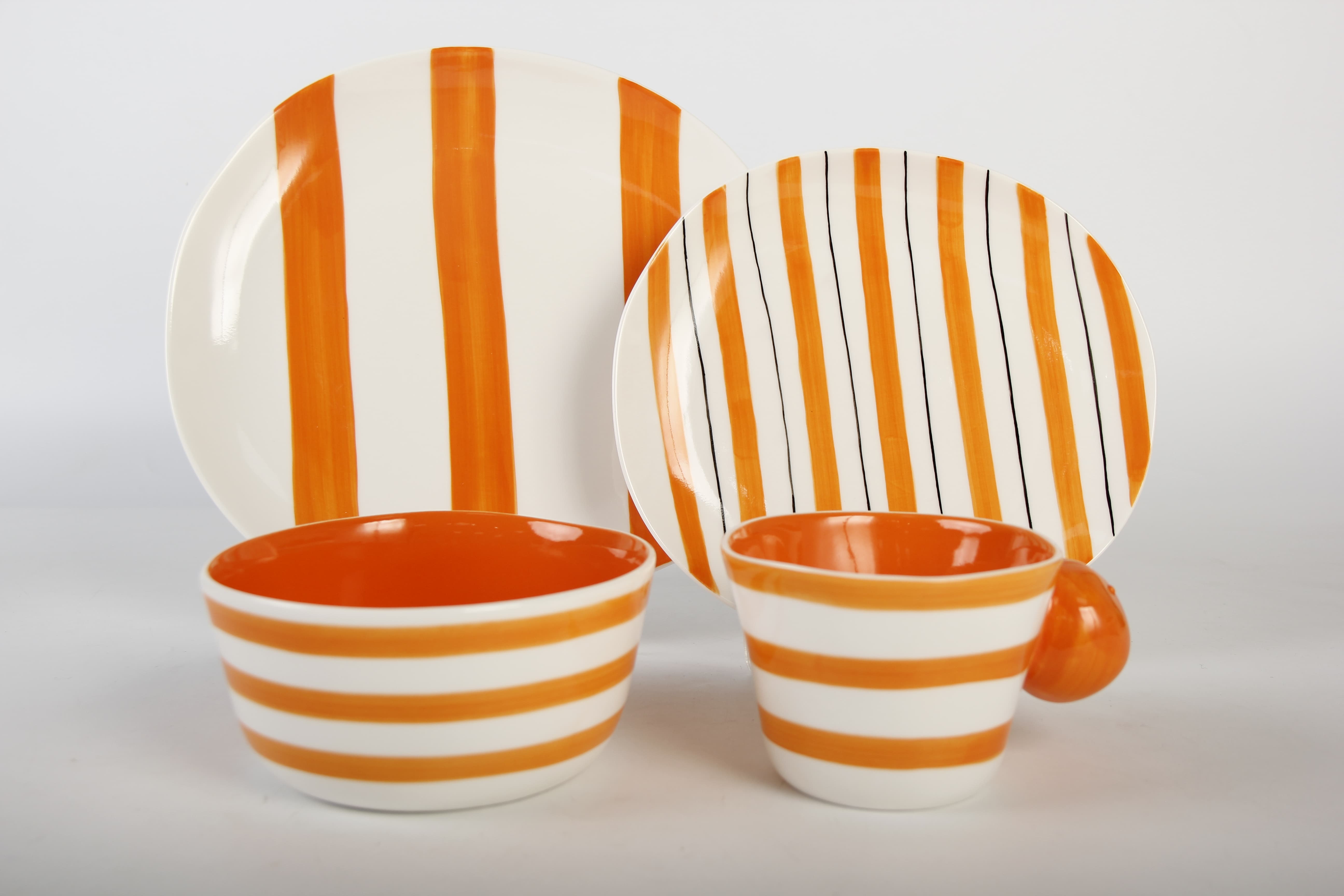 Handpainted ceramic dinnerware sets