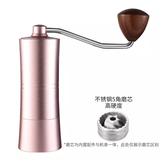 Glossy Upgrade Version Manual Hand Crank Coffee Bean Grinder
