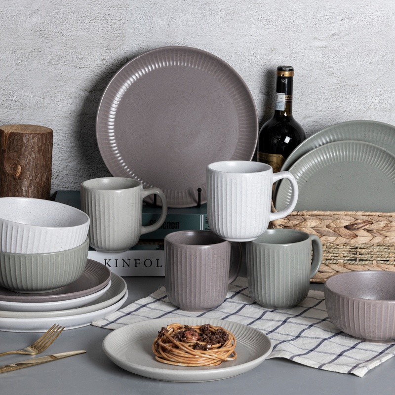 Luxury Stoneware Ceramic Tableware Dinner Set for Special Occasions