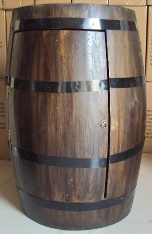 Wood Wine Barrel