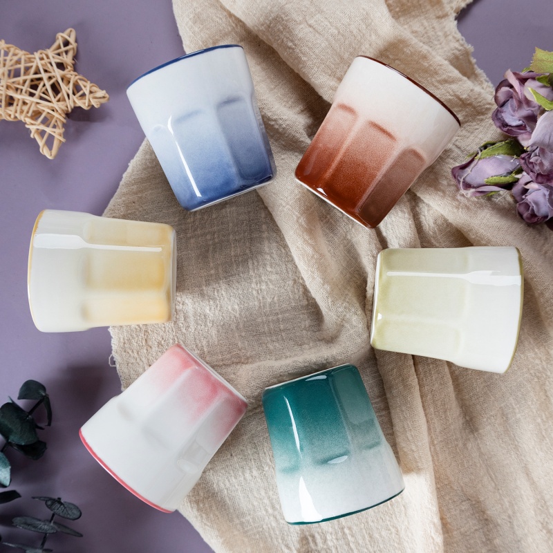 Stylish Elegant Vintage Ombre Glazed Dishwasher Safe with Lid Novelty Design for Business Gifts