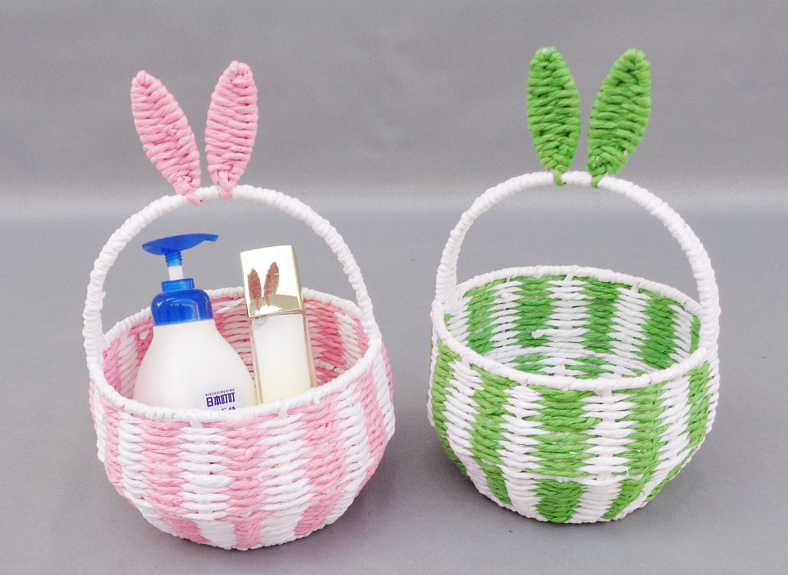 Paper rope basket