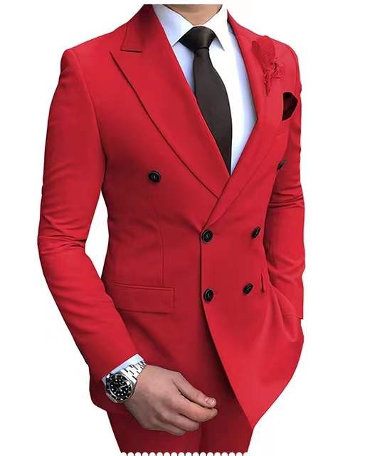 man suit in double breasted, fashion suit