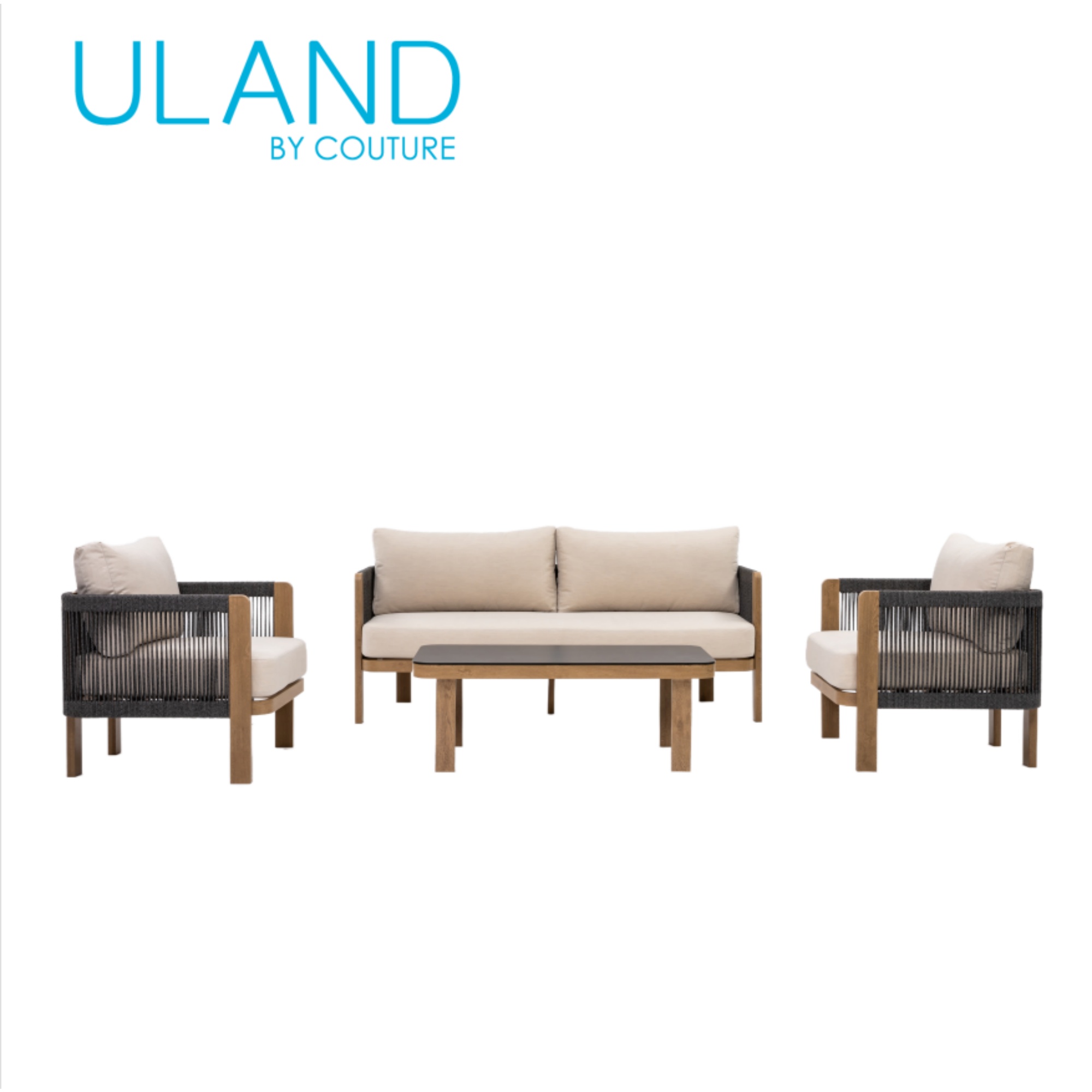 OSLO Aluminum sofa 4pcs/set