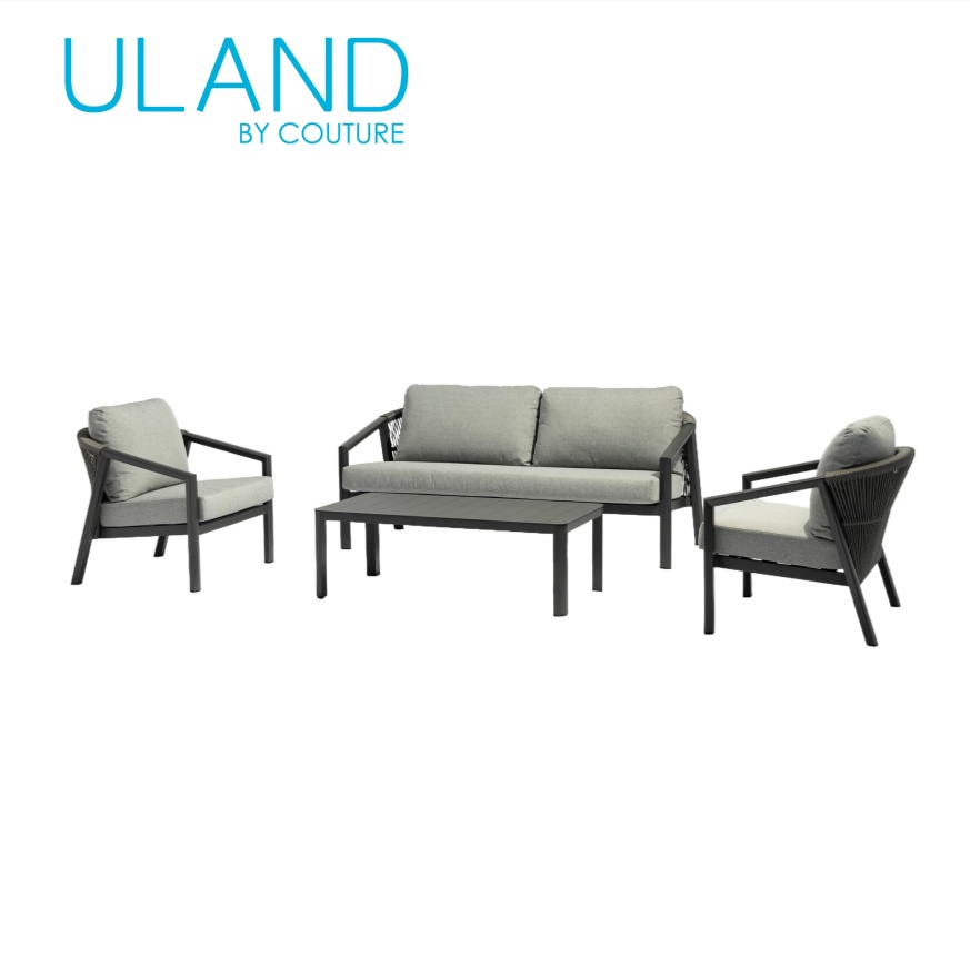 82346001 Alum sofa 4pc/set