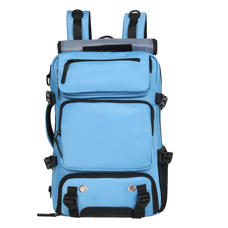 Fuliya Water Resistant Leisure Travel Business Laptop Shoulder Bag Men Women USB Laptop Backpack