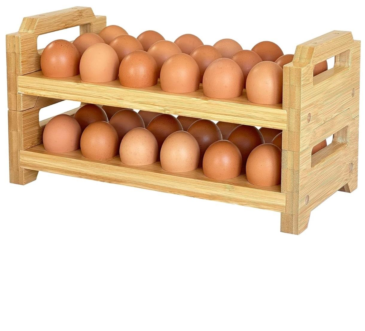 Wood Egg Storage Tray