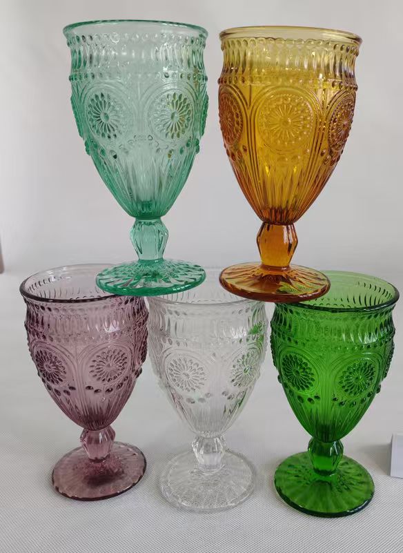 glass candle holder with wax