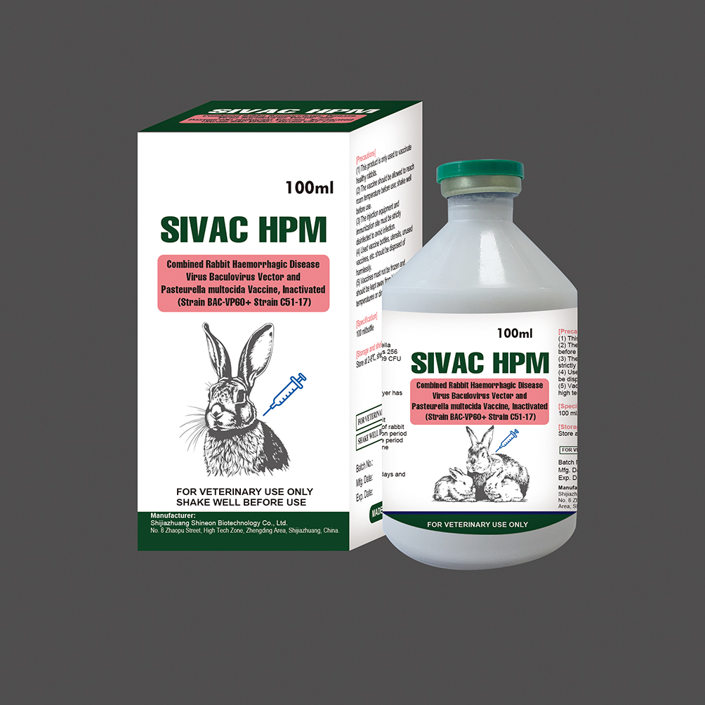Combined Rabbit Haemorrhagic Disease Virus Baculovirus Vector and Pasteurella multocida Vaccine, Ina