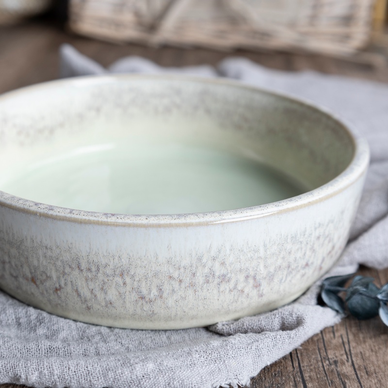 Happy Go 17.2cm/20oz/590ml Soup Bowl Reactive Glaze