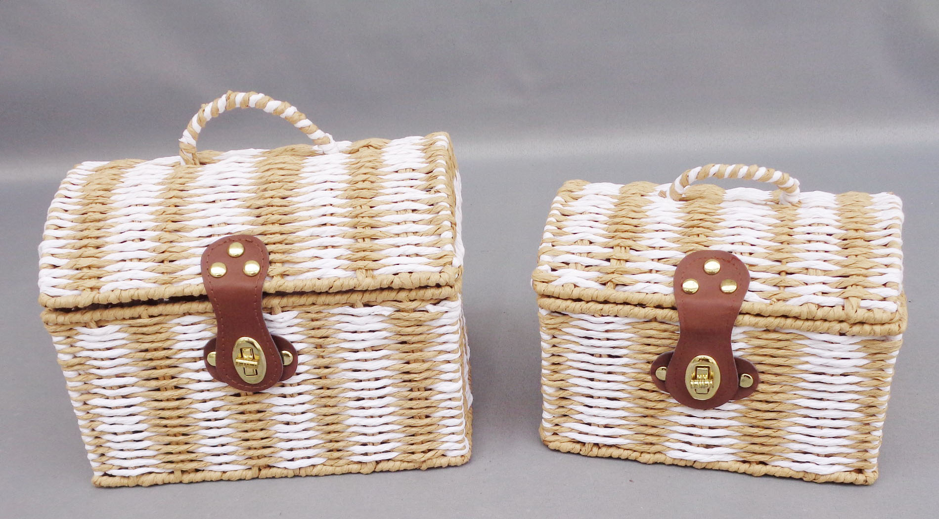 Paper rope suitcase