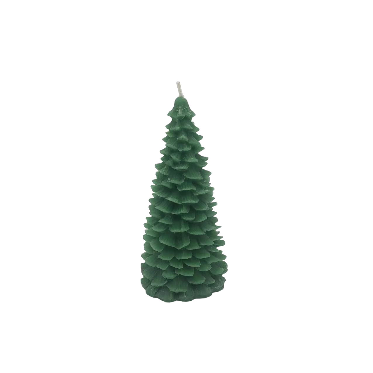 Hot Sale Handmade Green Soy Wax Christmas Tree Scented Candles Gift Set Xmas Ornaments for Holiday