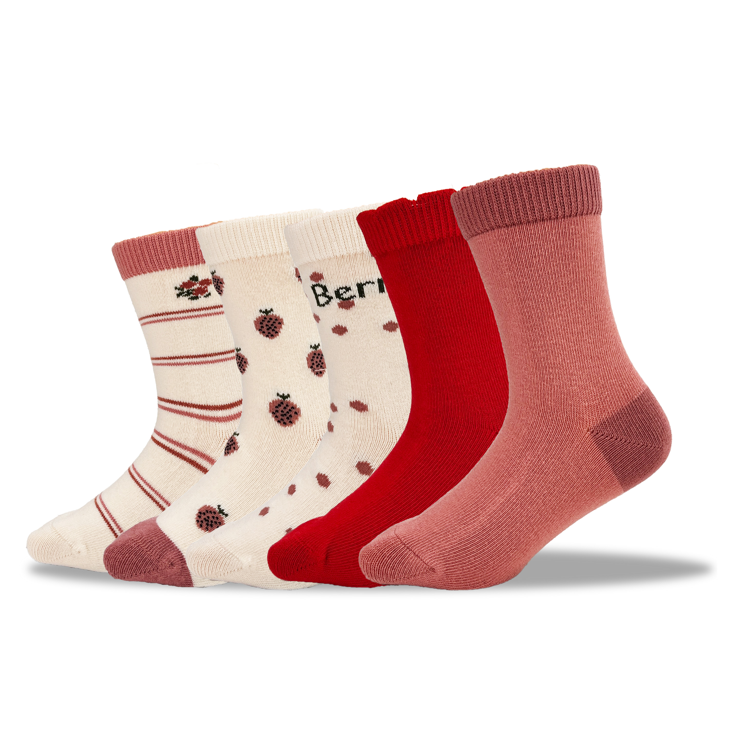 Children's strawberry fashion socks