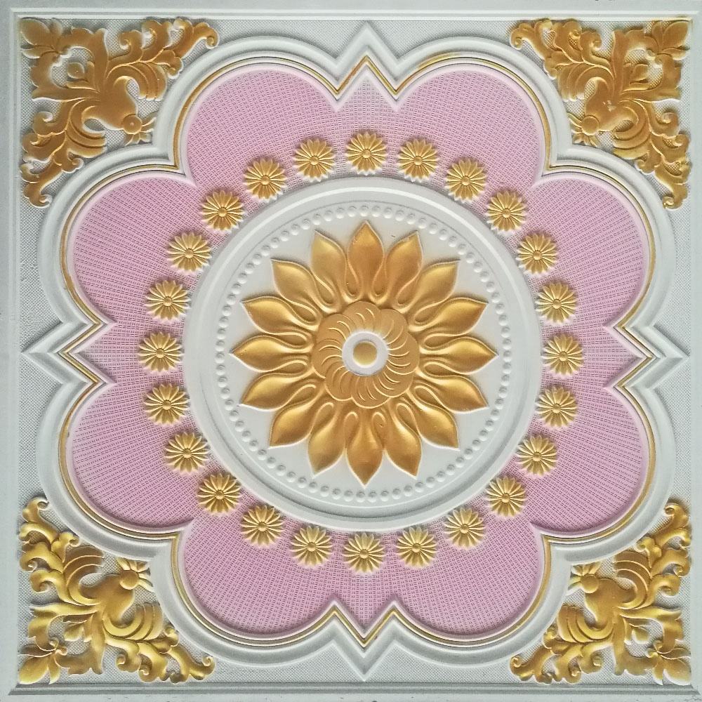 3D Colored Gypsum TIle, GRG Ceiling Tile