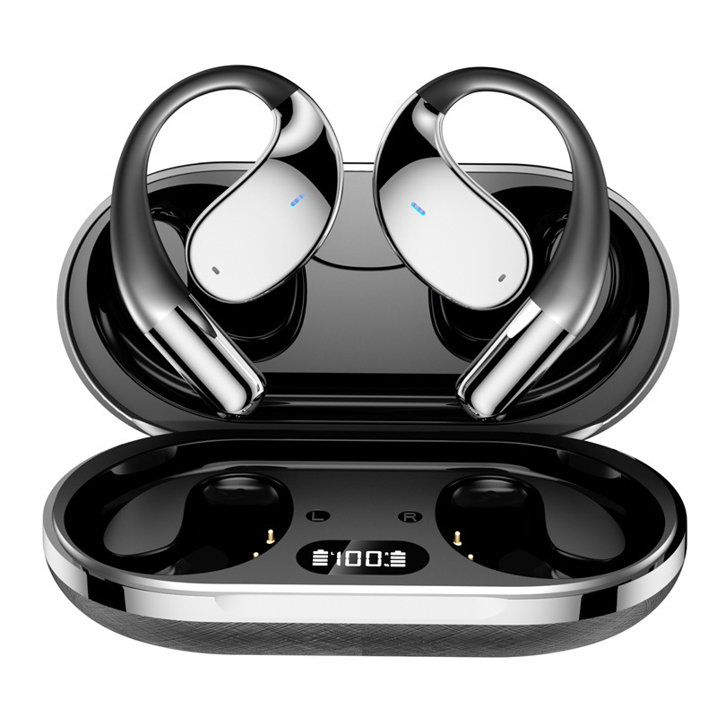 Over-ear AI intelligent translation Bluetooth earphones.