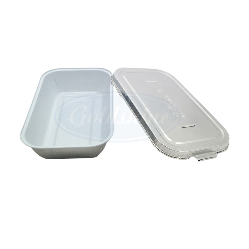 Aluminium foil airline food package container