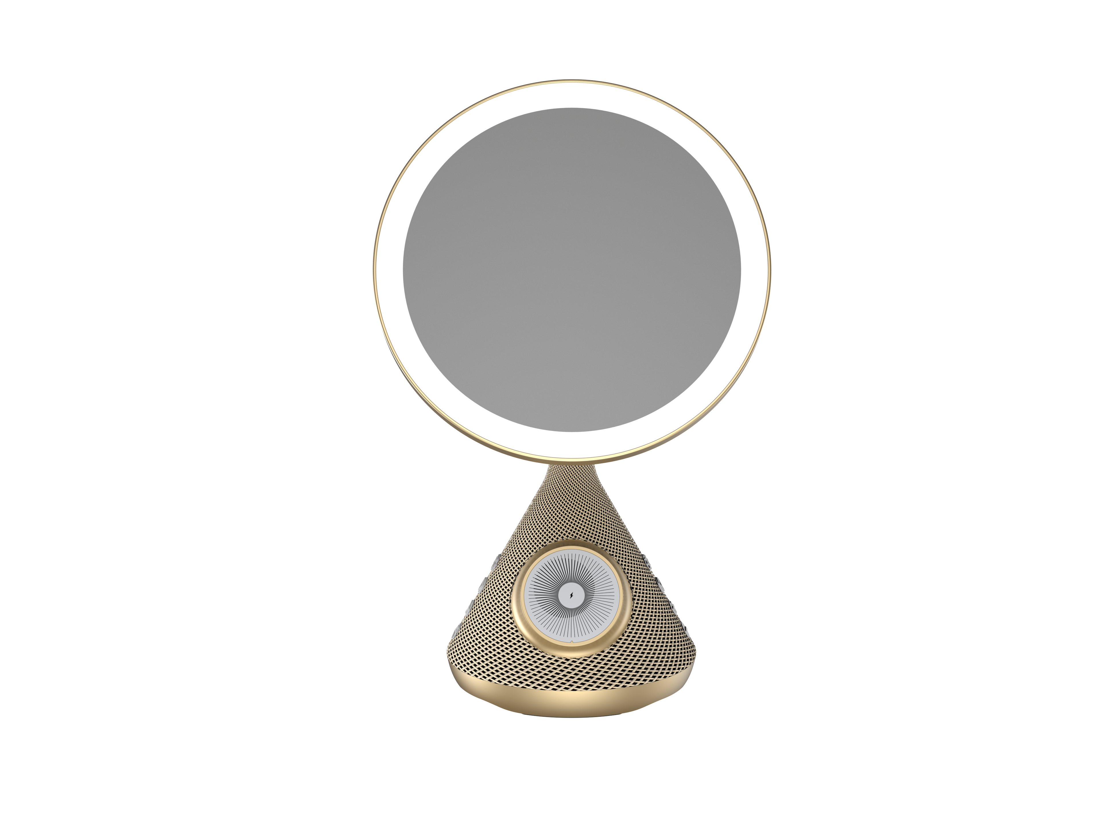 HAVIT W3088 Wireless Charger with Make-up Mirror and Speaker