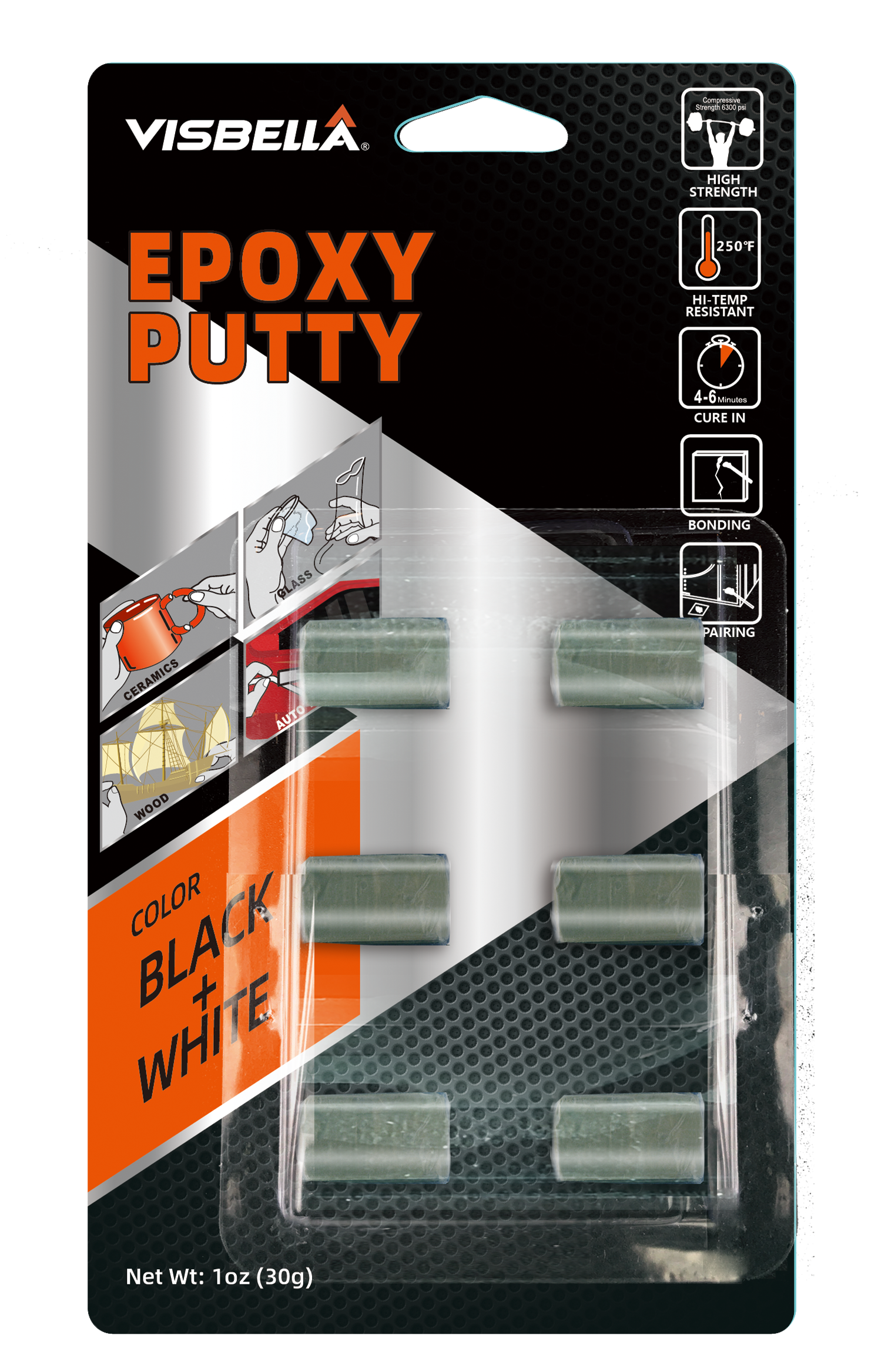 Epoxy Putty 5g*6pc