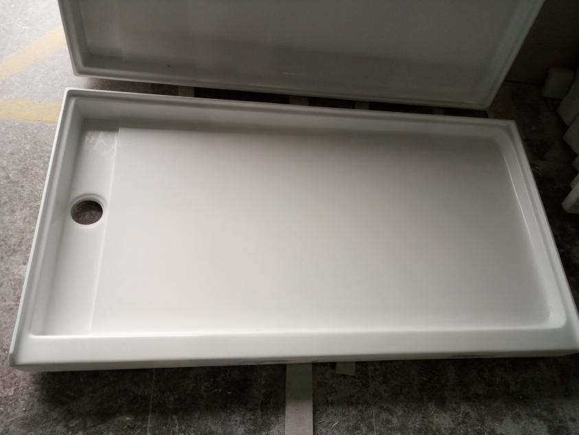 cultured marble, solid surface, cast marble. shower surround, shower pan, shower pan