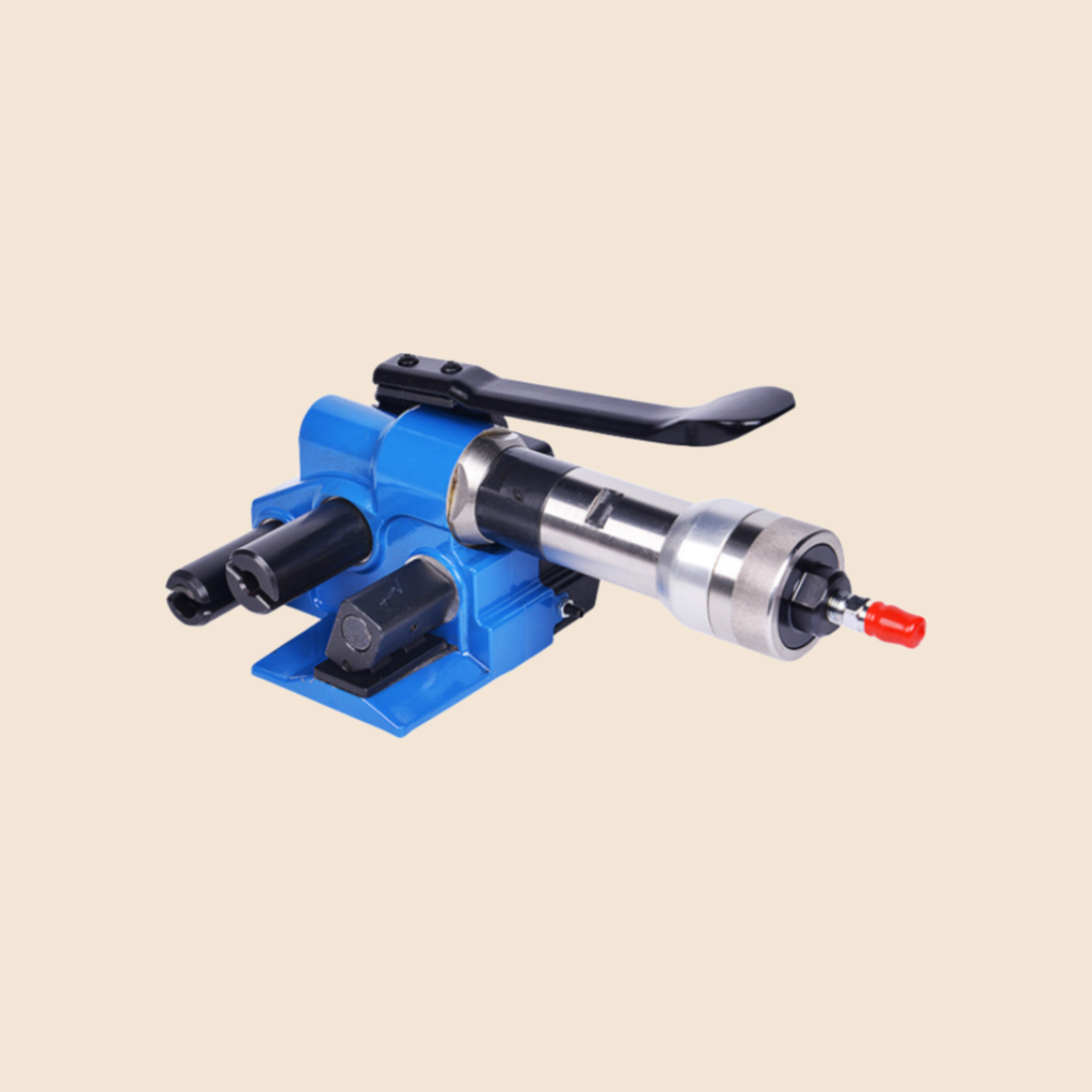 Handheld Pneumatic Fiber Baler Air-Powered Strapping Tool for Fiber and Textile Packaging