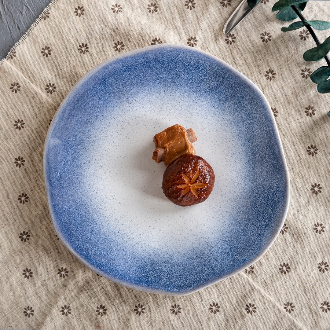 Reaction glaze special-shaped stoneware ceramic tableware