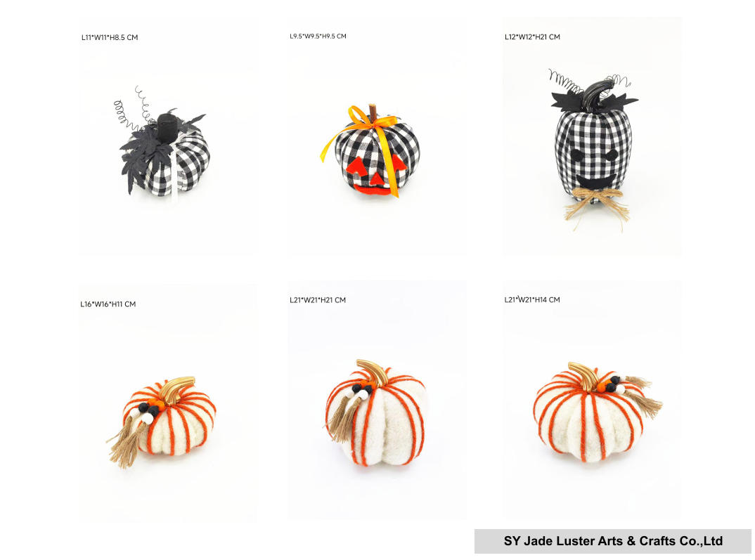 Sy Jade Luster Halloween Pumpkin