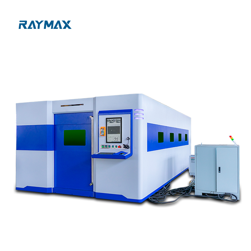 Enclosed type fiber laser cutter for plate 3015 6000W
