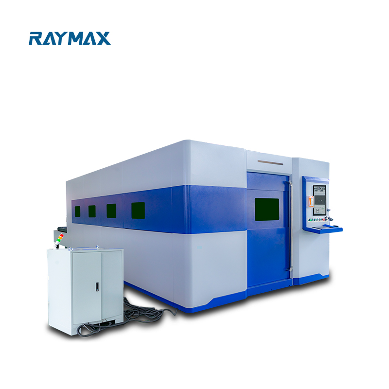 Enclosed type fiber laser cutter for plate 3015 6000W