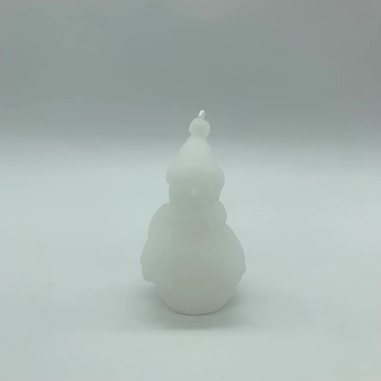 Handmade Christmas Snowman Aromatherapy Candle - Soy Wax Fragrance Shaped Wax for Souvenirs