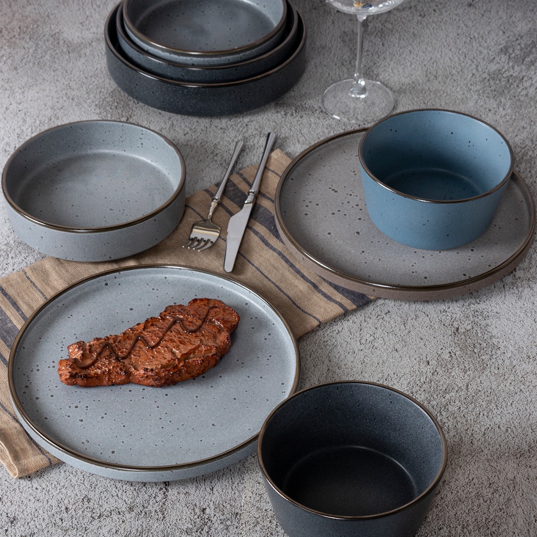 16pcs Dinnerwarematt Matte Glaze With Speckles