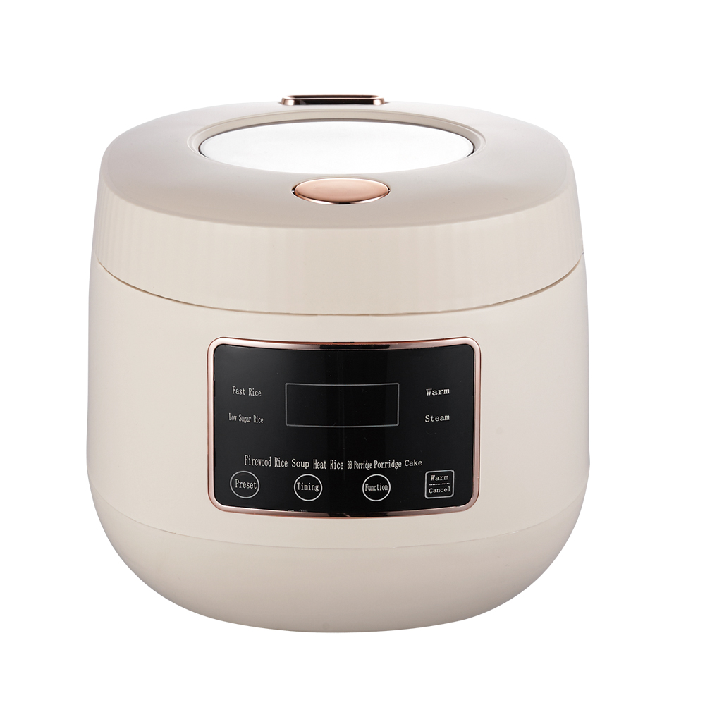Smart Digital Rice Cooker Electric 3L Multifunctional Cooker with Stainless Steel Pot Mini Cooker