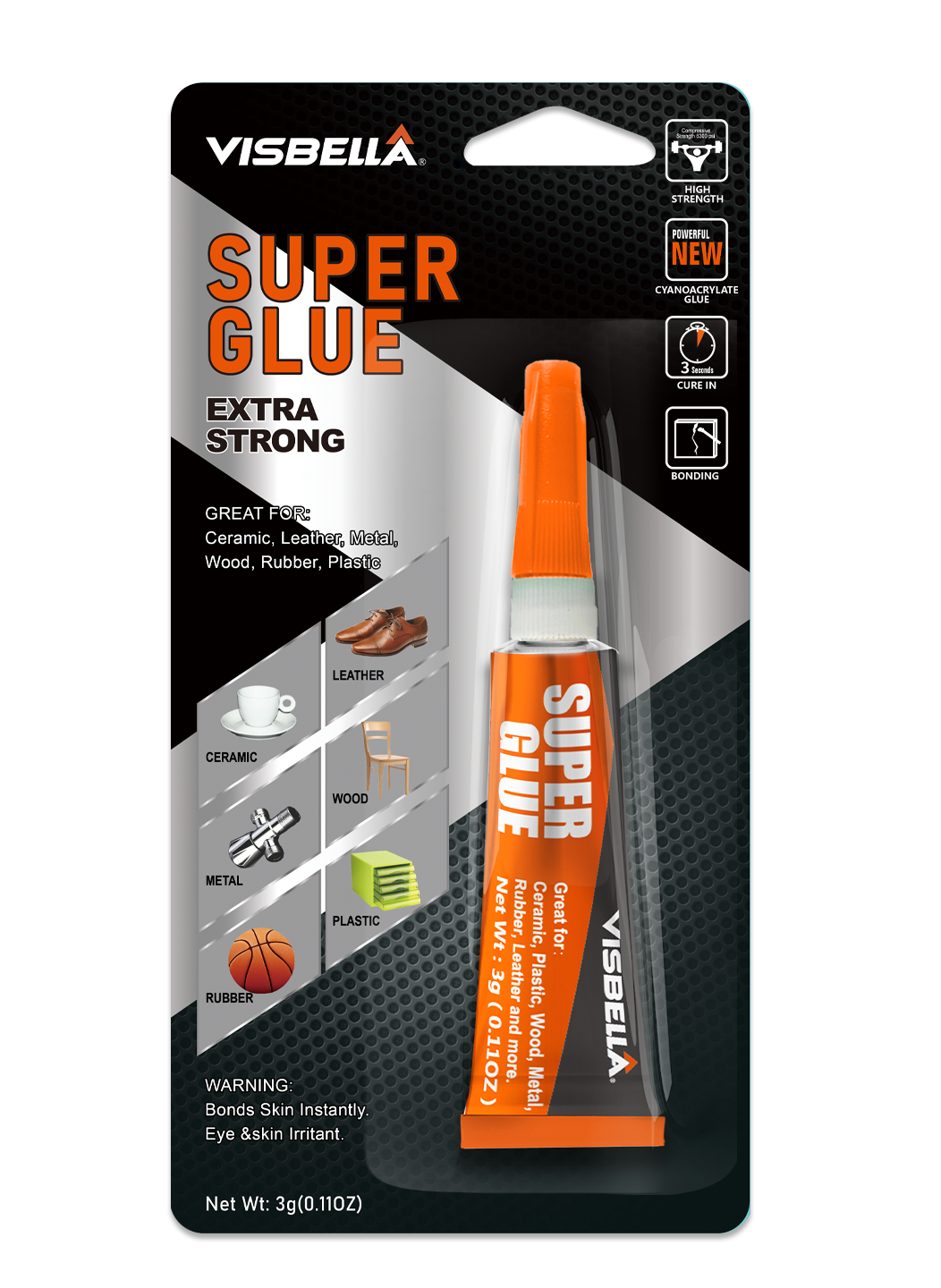 Super Glue-3gr blister 1pc