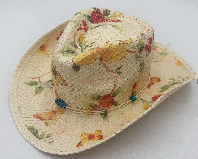 Printed Paper-Cord Cowboy Hat