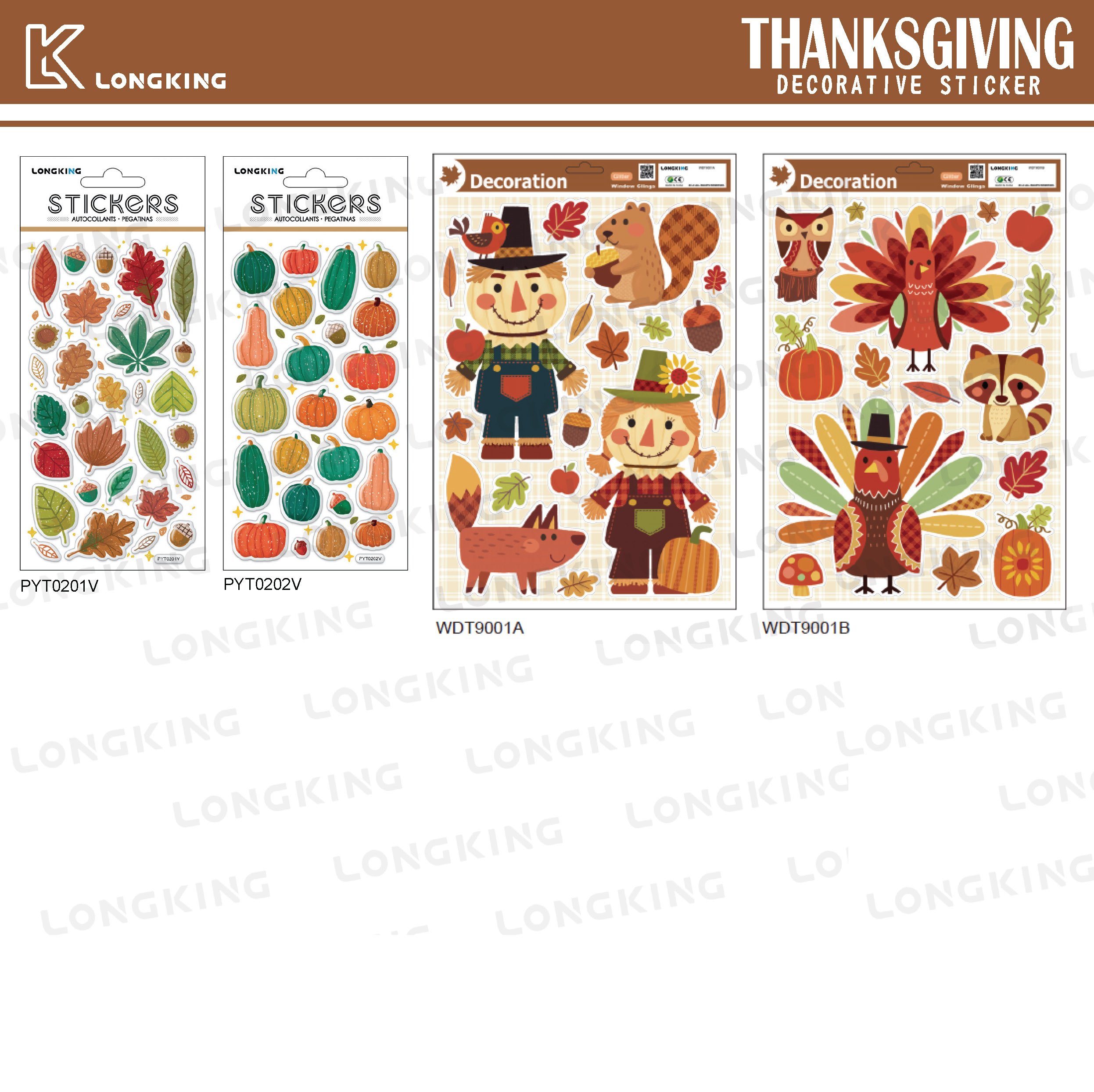 Thanksgiving Decorative Stickers