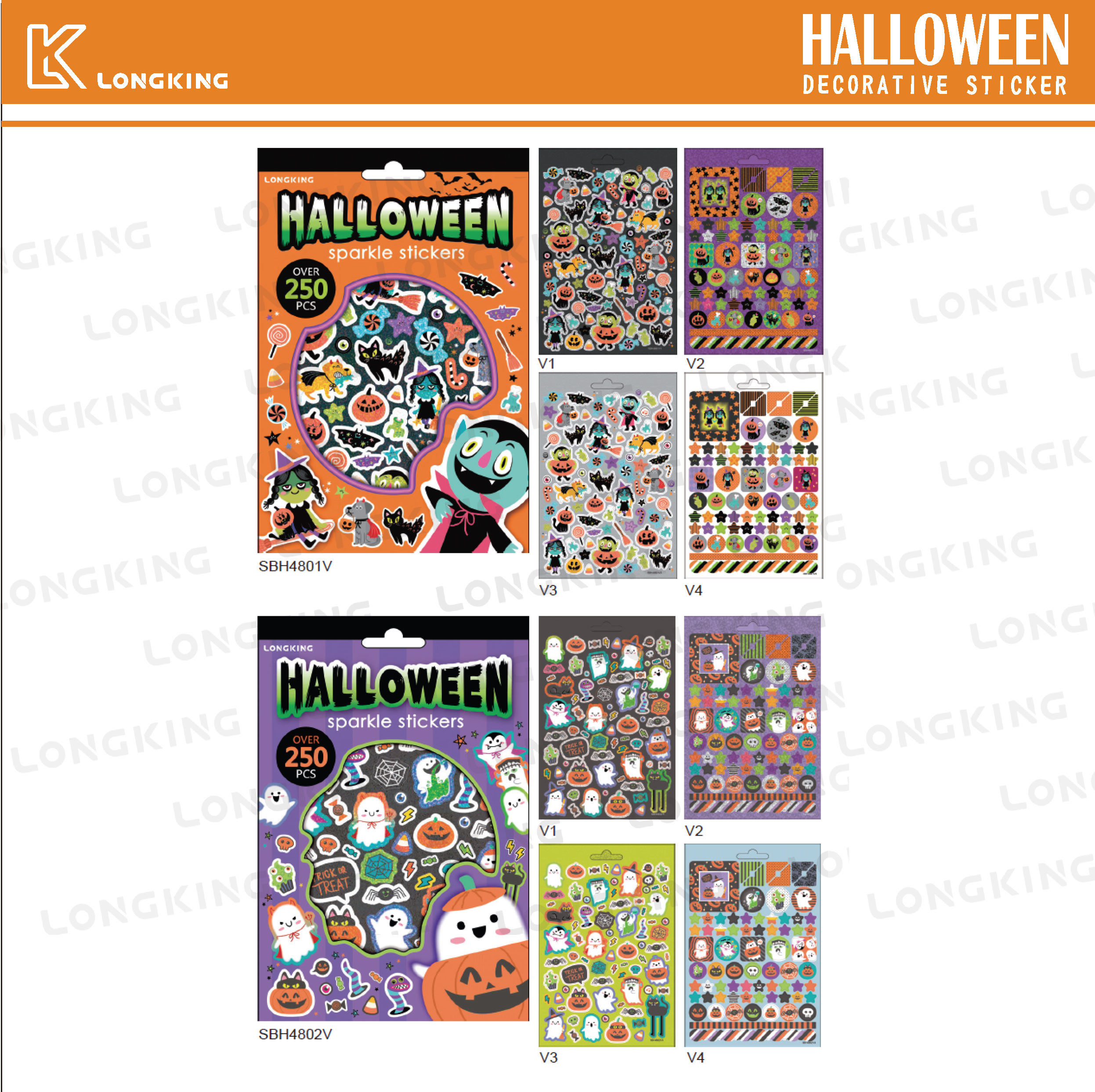 Helloween Decorative Sticker Books