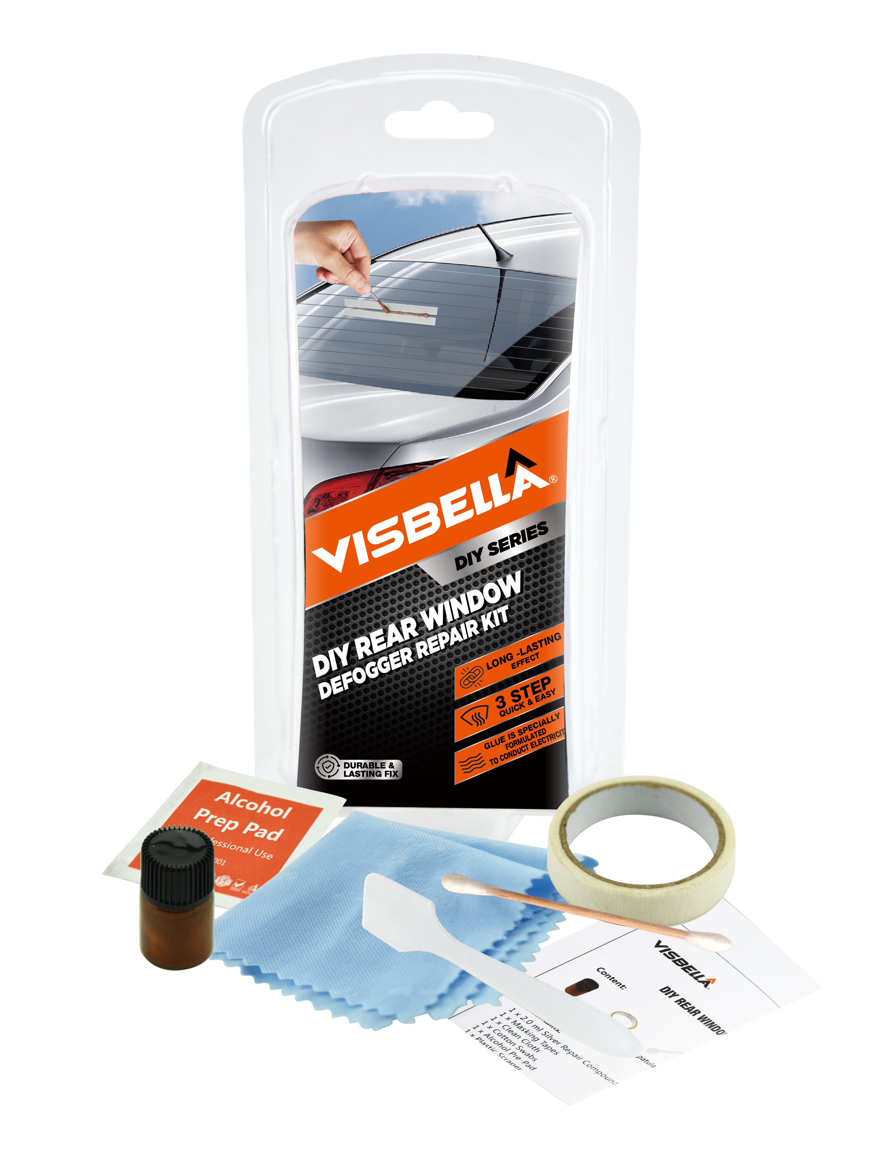 DIY Rear Window Defogger Repair kit-clamshell