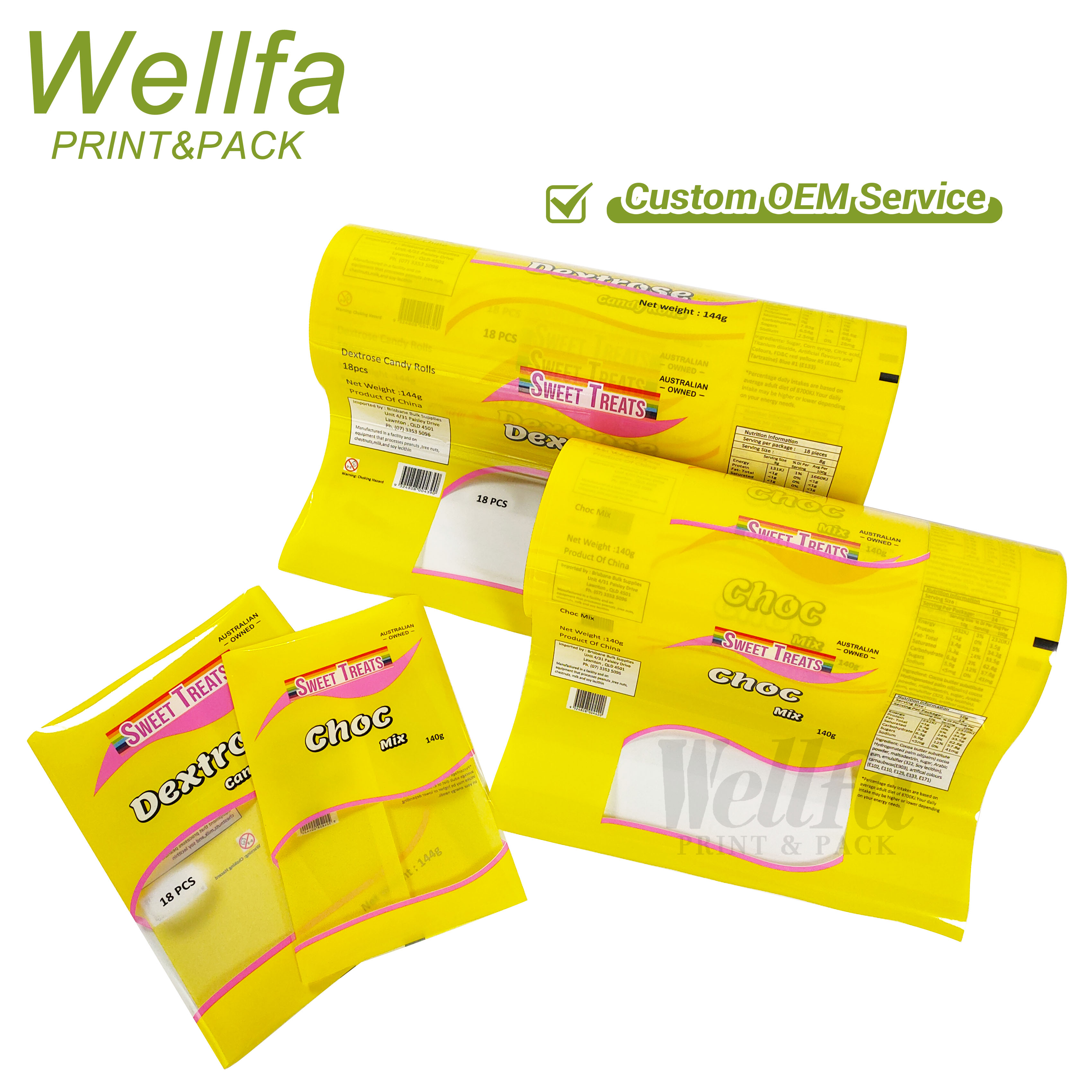 Candy packaging film