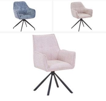 Romance Dining chair Best seller Swivel chairs arms high back dining chairs living room chairs