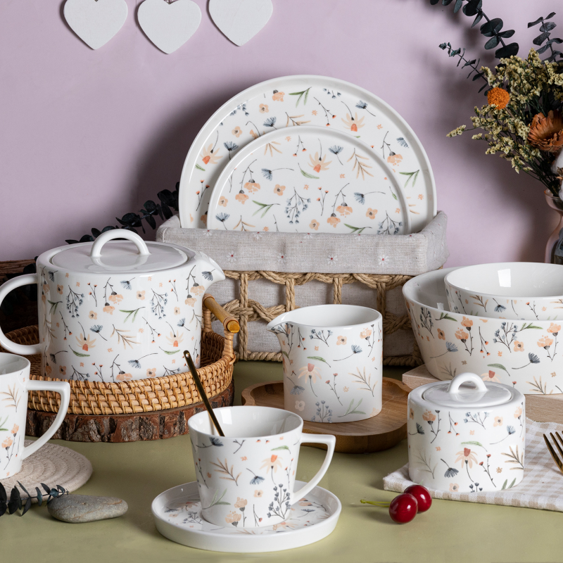 Premium New Bone China Tableware with Handcrafted Design