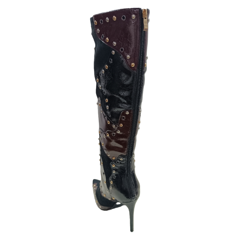 Knee High Boots for Women Pointed Toe Heeled Stiletto Boots Dressy Fashion Tall Boot