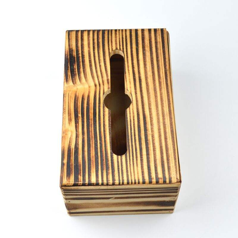 Wood Tissue Box