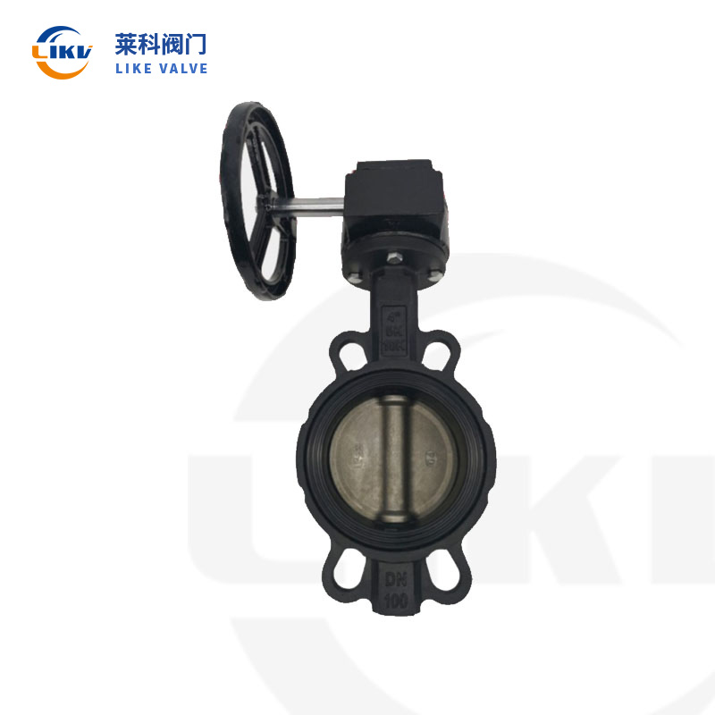 Turbine clamp-type desulfurization butterfly valve