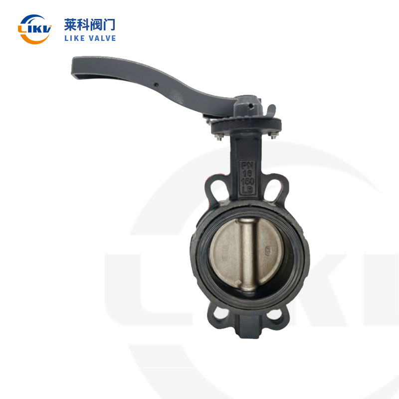Handle-together type desulfurization butterfly valve