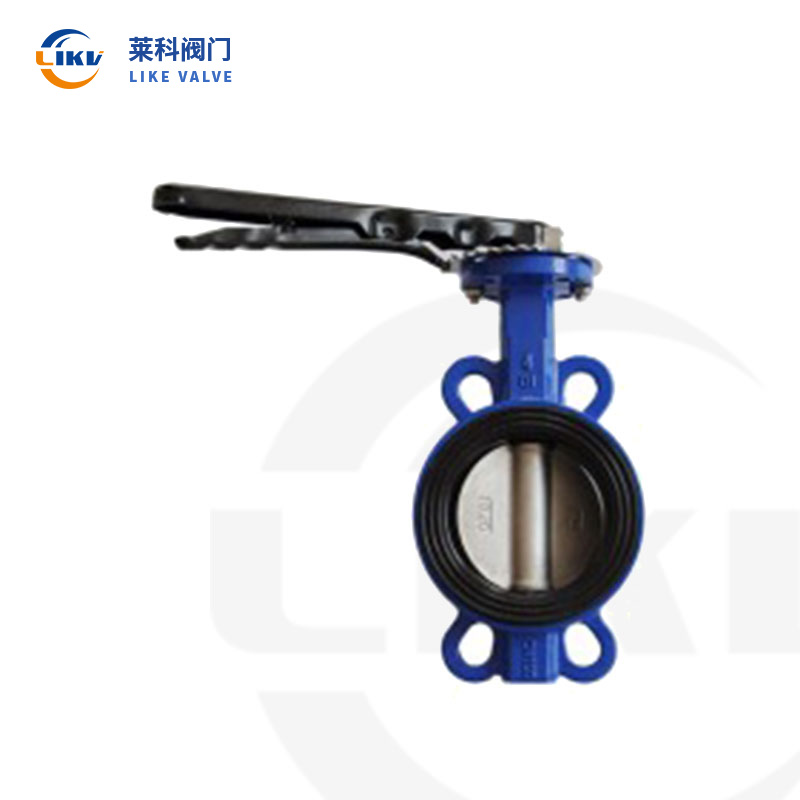 Glued without-pin butt-weld butterfly valve